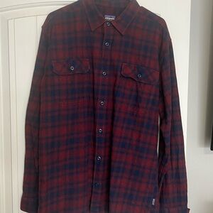 Patagonia Red and Blue Plaid Jacket